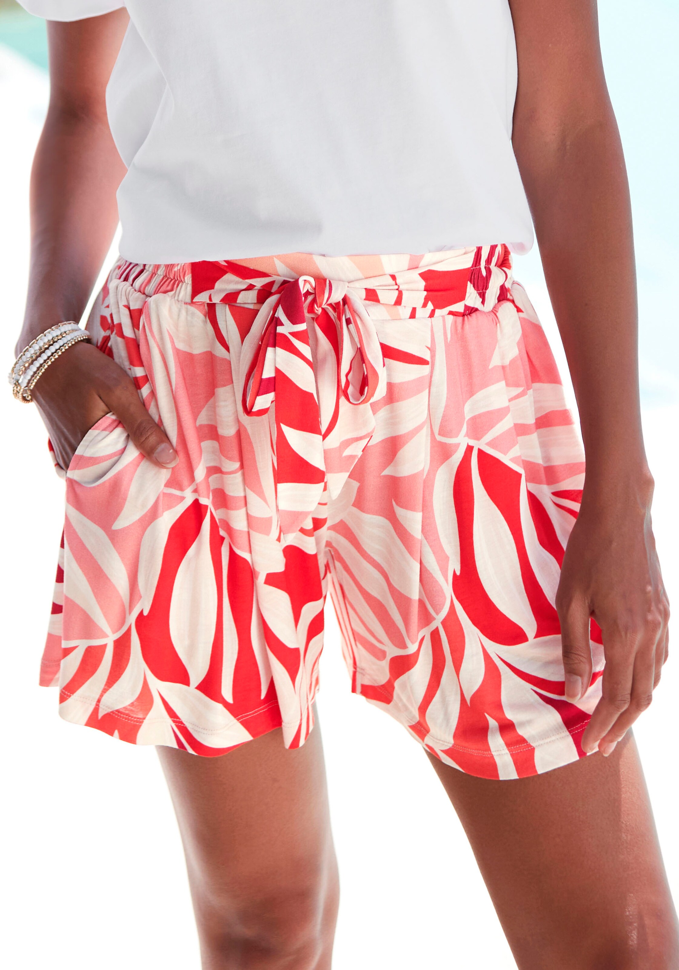 Rote damen shorts Clearance